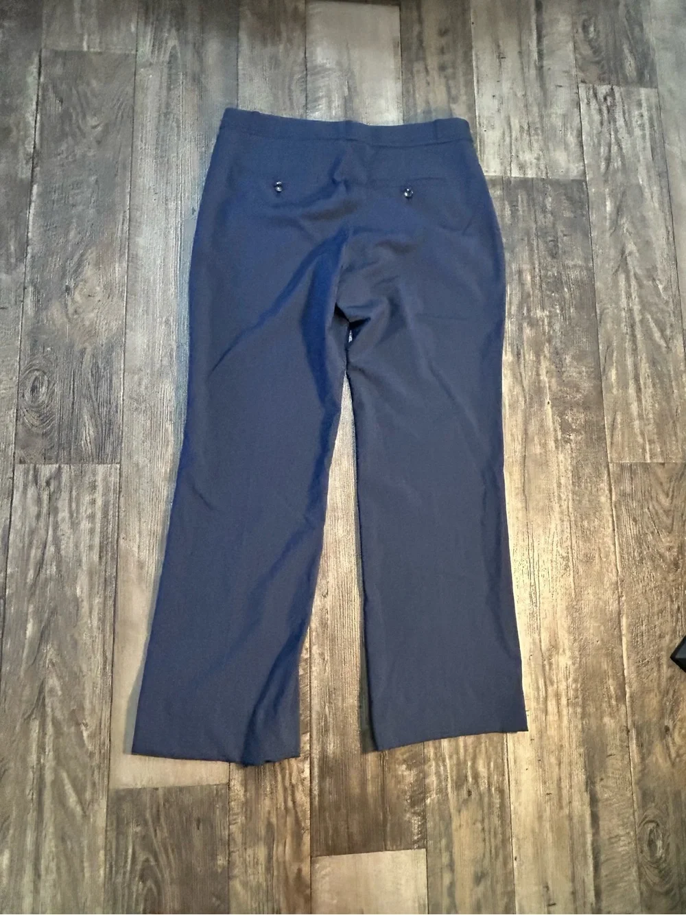 Banana Republic Women's Navy Blue Wool Dress Pants Straight Pockets